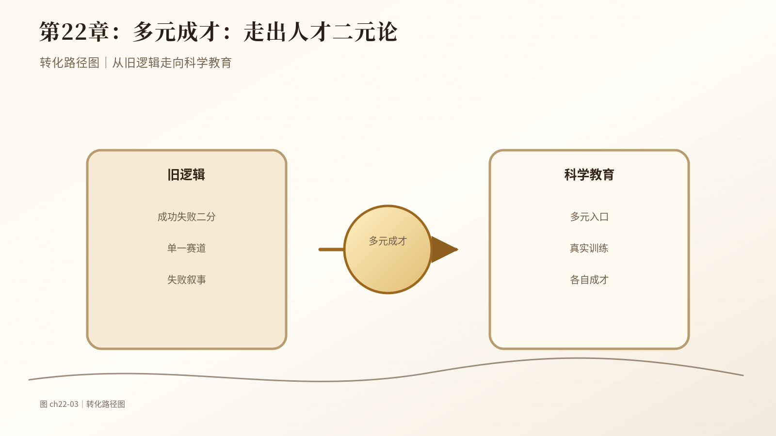 第22章　多元成才：走出人才二元论｜转化路径图